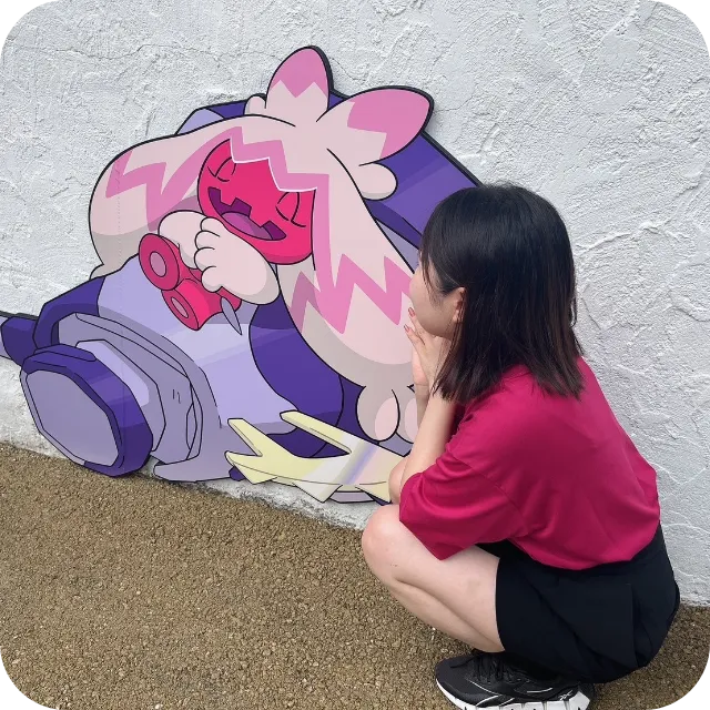 イモムシの写真